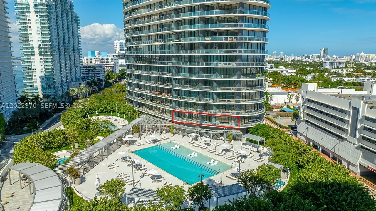 Residence 802: Rare 1BR + den on a bay-facing sunset line
