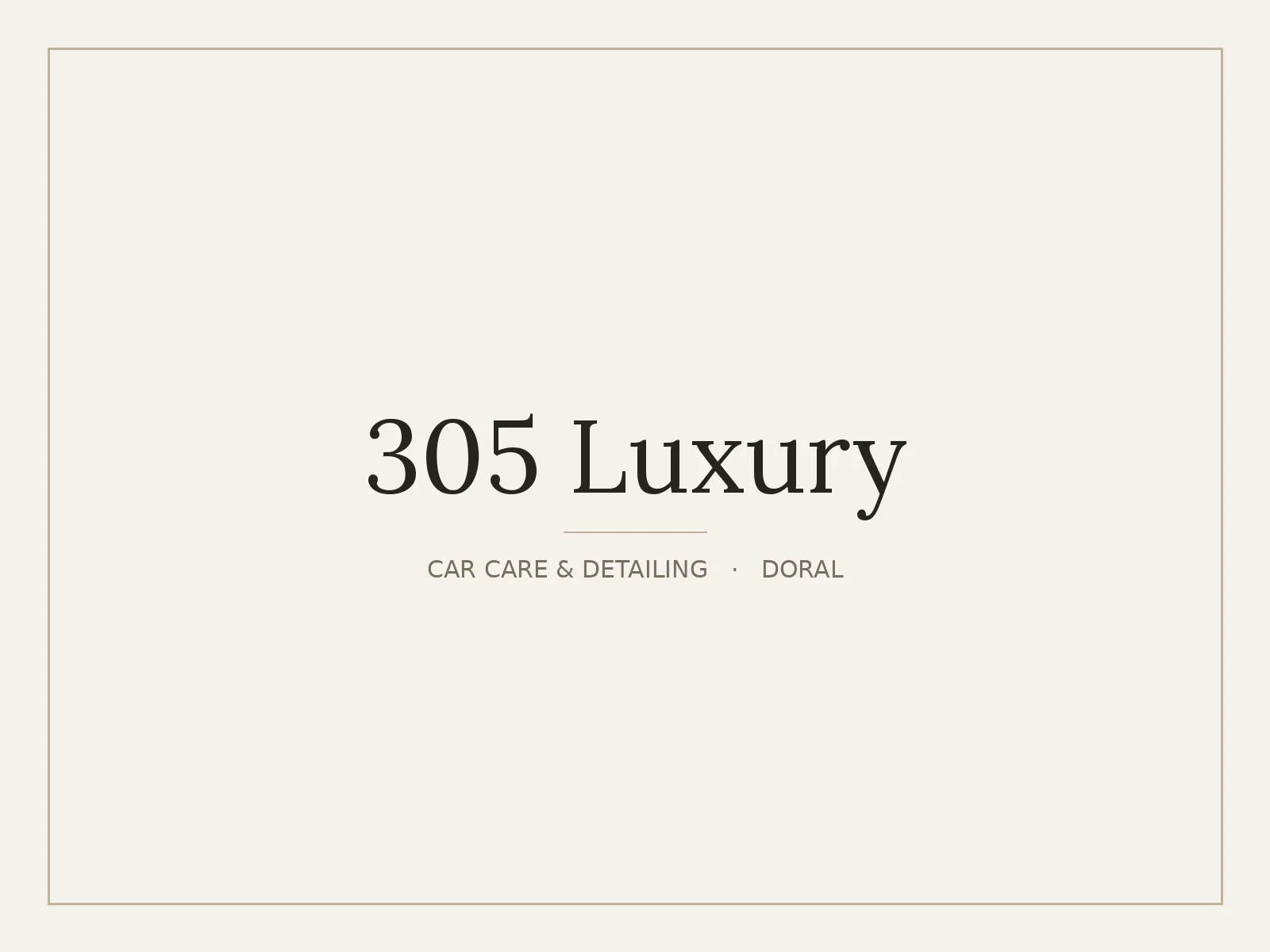 305 Luxury, Doral