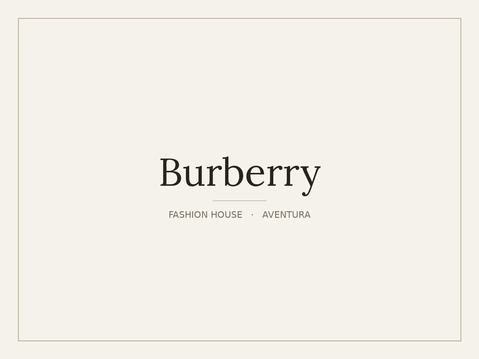 Burberry, Aventura